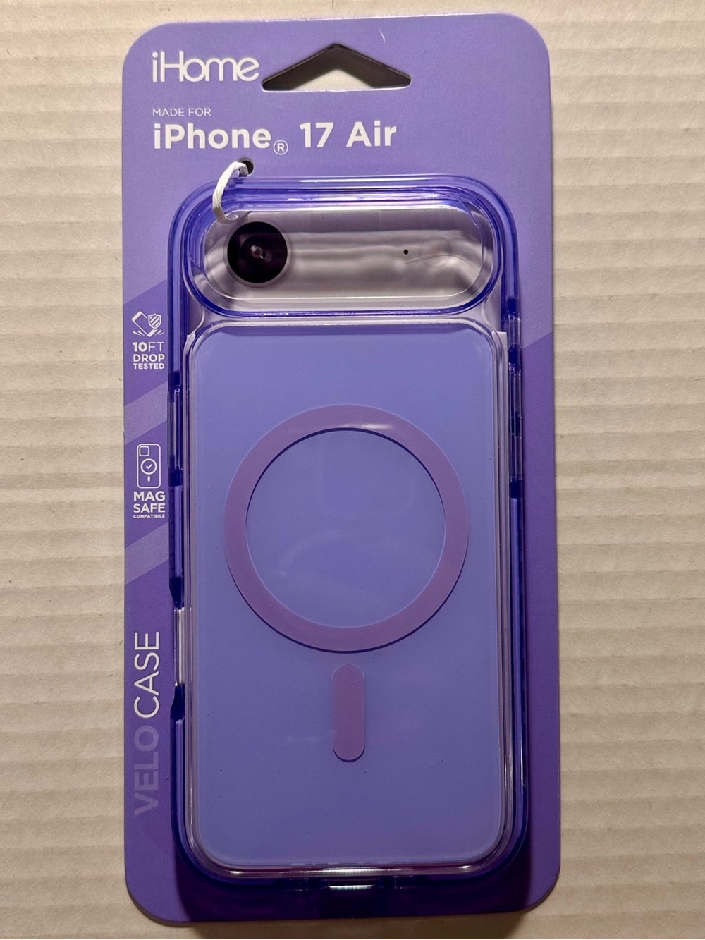 iHome Velo MagSafe Compatible Case for iPhone 17 Air - Purple - Picture 6 of 7